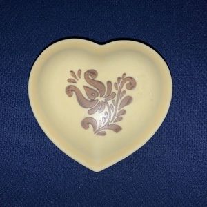 Pfaltzgraff Village Heart-Shaped Trinket Box